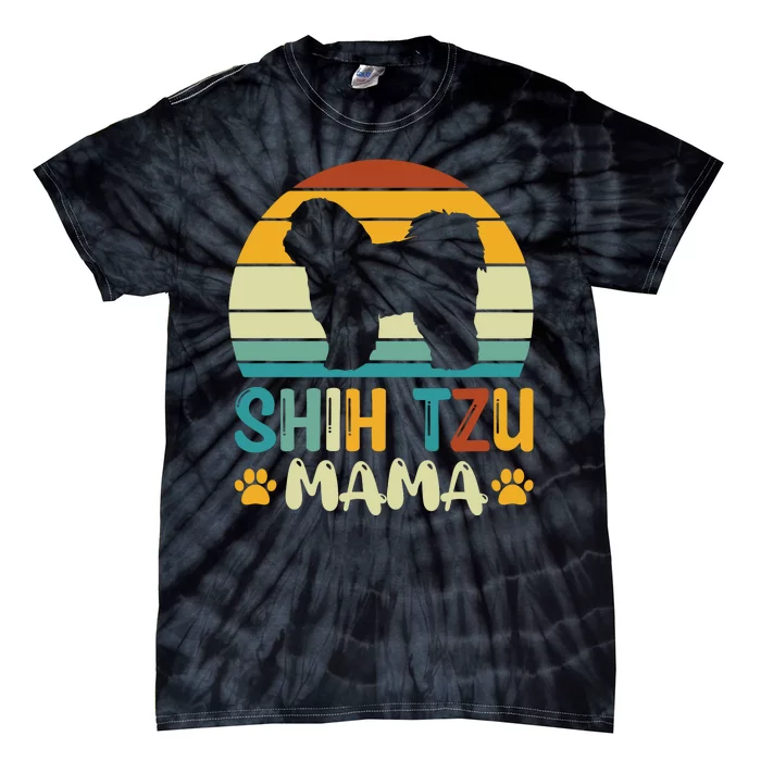 Shih Tzu Mama Tie-Dye T-Shirt