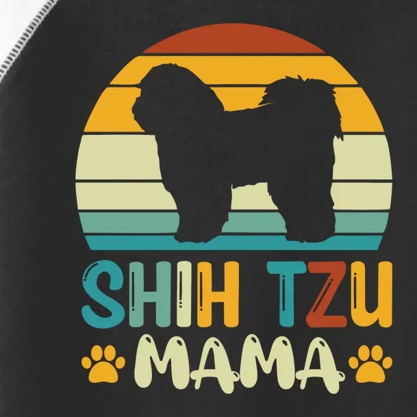 Shih Tzu Mama Toddler Fine Jersey T-Shirt