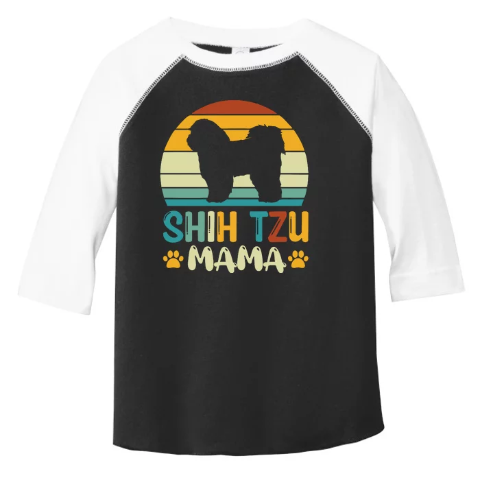 Shih Tzu Mama Toddler Fine Jersey T-Shirt