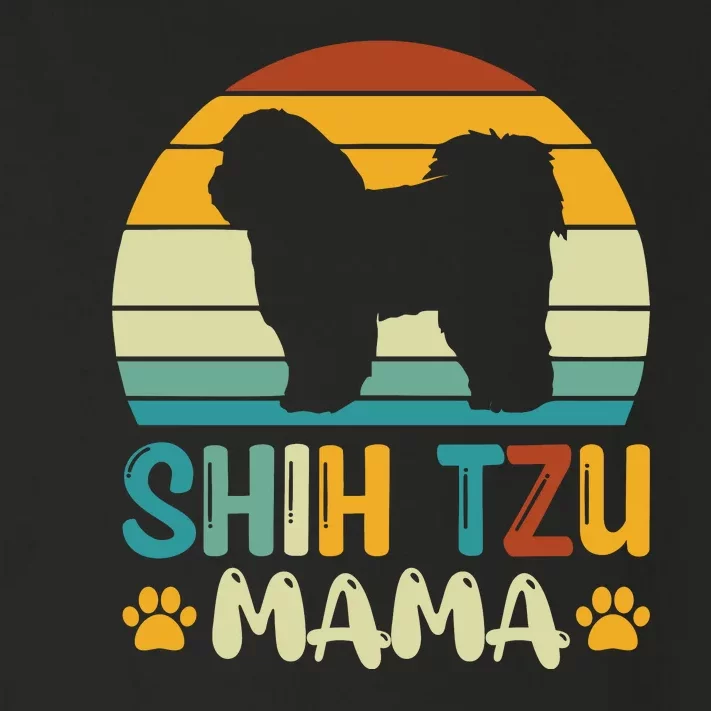 Shih Tzu Mama Toddler Long Sleeve Shirt