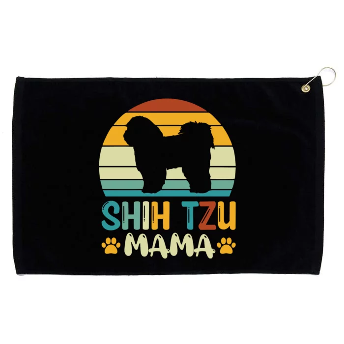 Shih Tzu Mama Grommeted Golf Towel