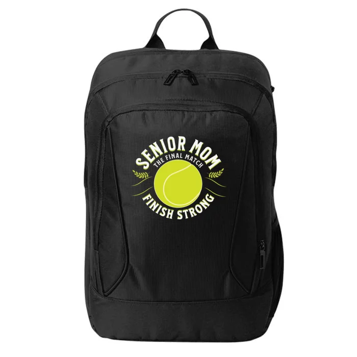 Senior Tennis Mom Cute Gift City Backpack