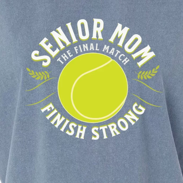 Senior Tennis Mom Cute Gift Garment-Dyed Women's Muscle Tee