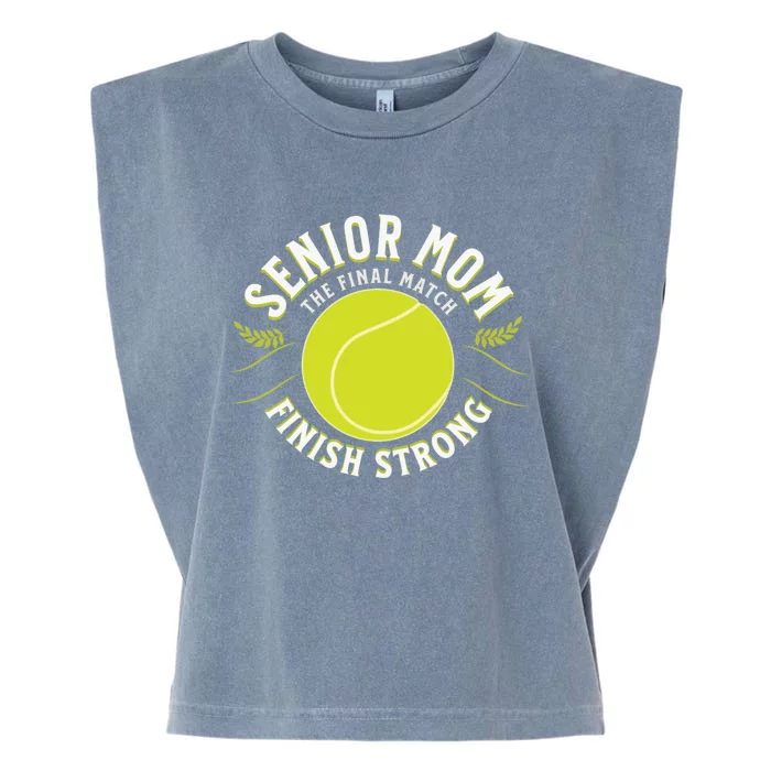 Senior Tennis Mom Cute Gift Garment-Dyed Women's Muscle Tee