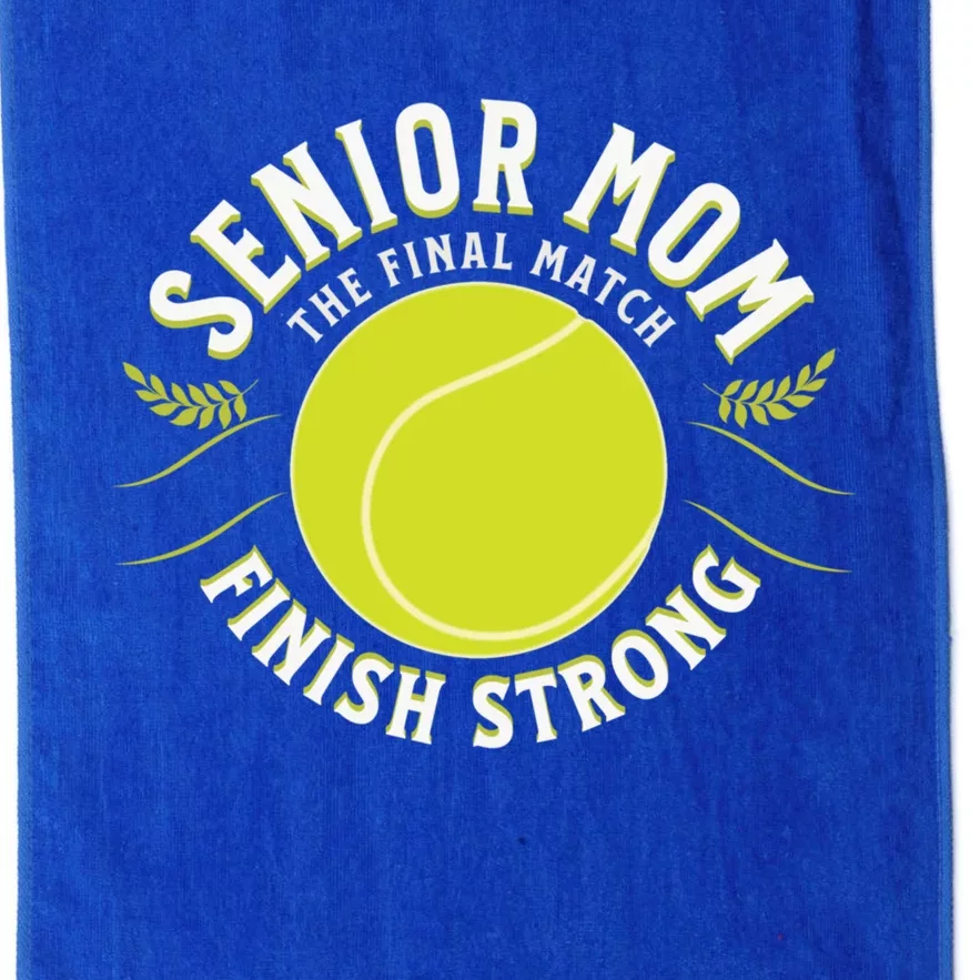 Senior Tennis Mom Cute Gift Platinum Collection Golf Towel