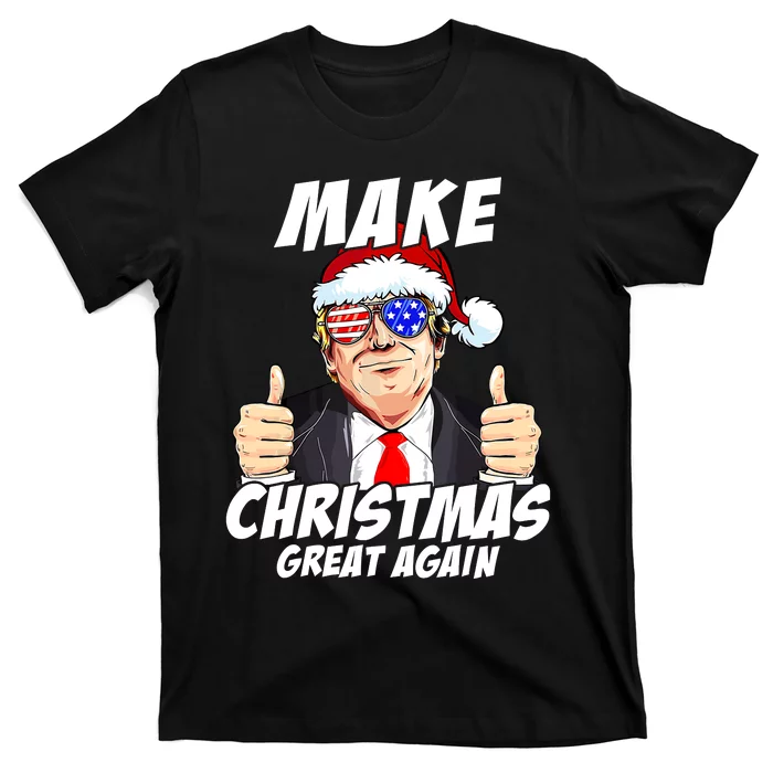 Santa Trump Make Christmas Great Again Family Matching T-Shirt