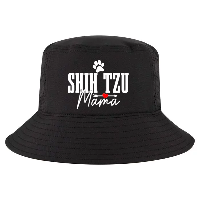 Shih Tzu Mom Shih Tzu Mama Funny Cute Dog Cool Comfort Performance Bucket Hat