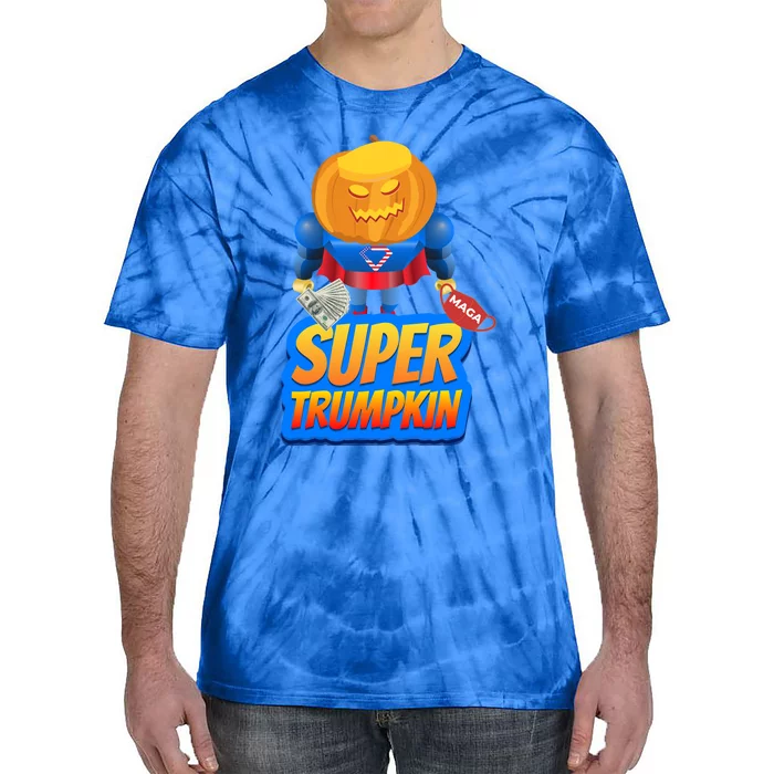 Super Trumpkin Make Halloween Great Again Funny Cute Gift Tie-Dye T-Shirt