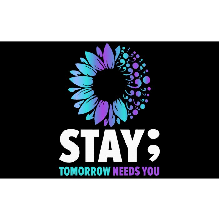 Stay Tomorrow Needs You Mental Health Awareness Support Bumper Sticker