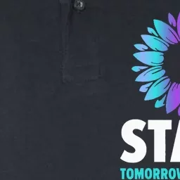 Stay Tomorrow Needs You Mental Health Awareness Support Softstyle Adult Sport Polo