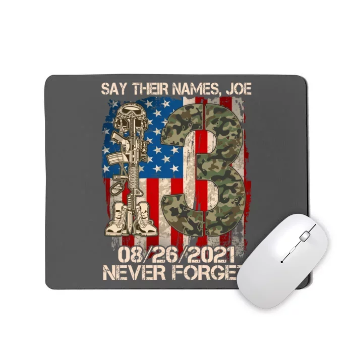 Say Their Names Joe 082621 Never Forget Mousepad