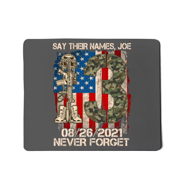 Say Their Names Joe 082621 Never Forget Mousepad