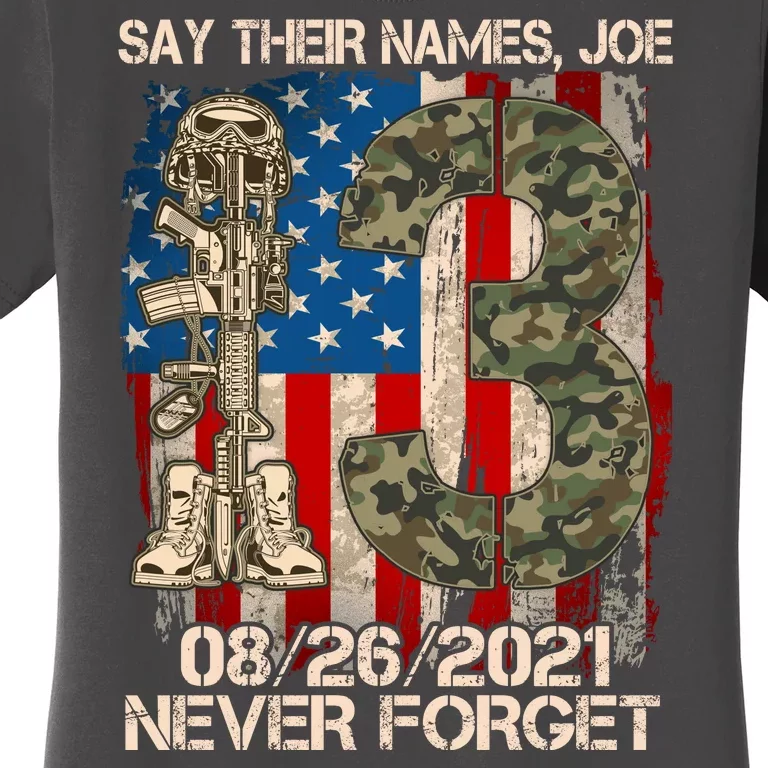 Say Their Names Joe 082621 Never Forget Women's T-Shirt