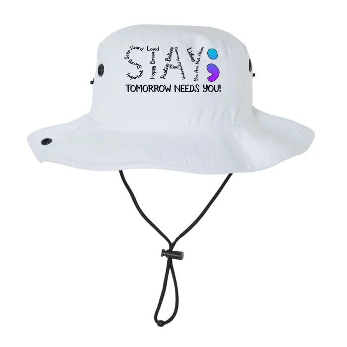 STAY Tomorrow Needs You Semicolon Suicide Prevention Awareness Legacy Cool Fit Booney Bucket Hat