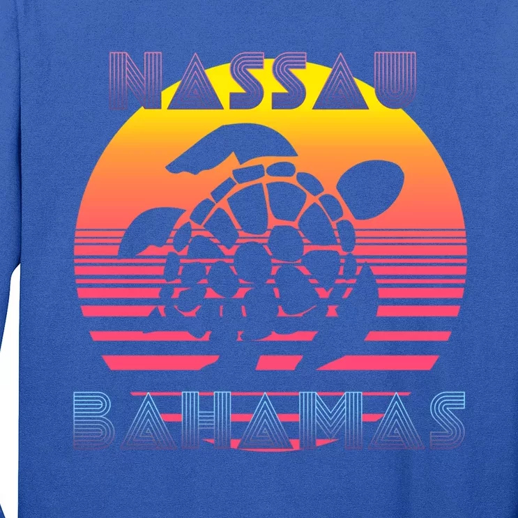 Sea Turtle Nassau Bahamas Beach Travel Souvenir Vacation Gift Long Sleeve Shirt