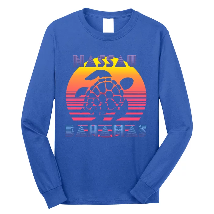 Sea Turtle Nassau Bahamas Beach Travel Souvenir Vacation Gift Long Sleeve Shirt