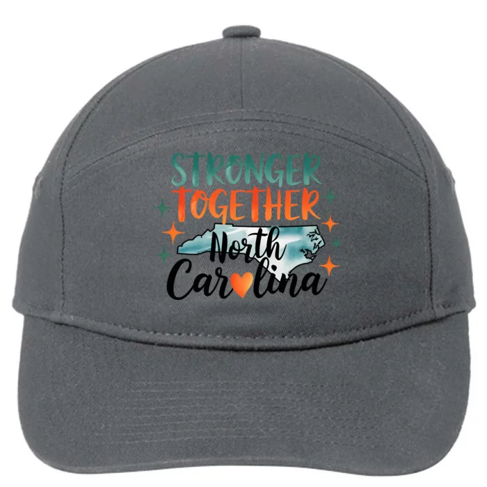 Stronger Together North Carolina Strong Supporter 7-Panel Snapback Hat