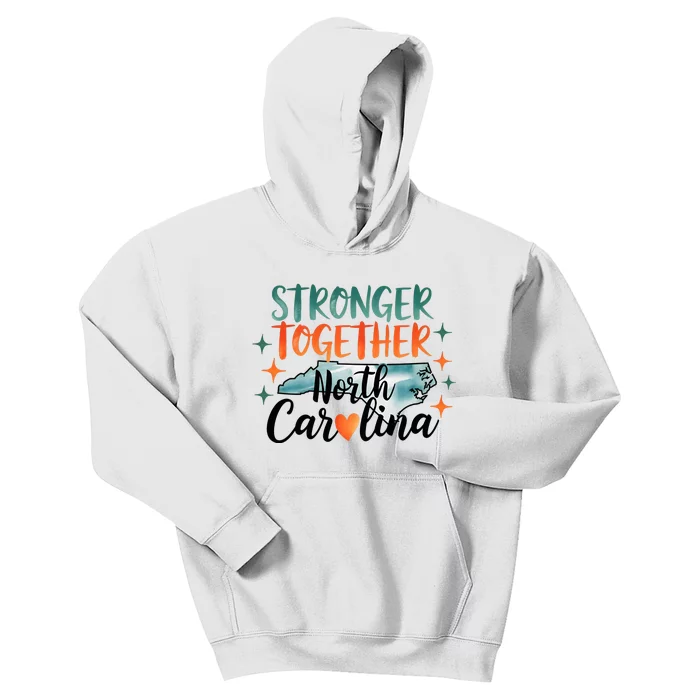 Stronger Together North Carolina Strong Supporter Kids Hoodie