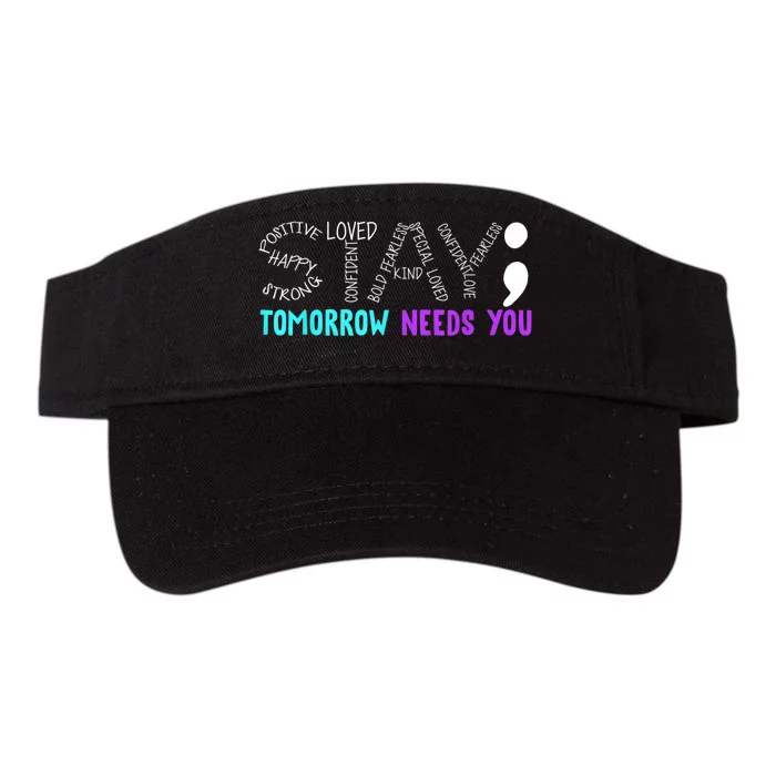 Stay Tomorrow Needs You Valucap Bio-Washed Visor