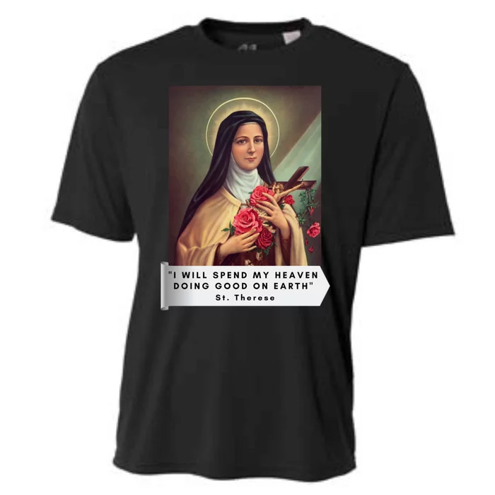 St Therese Of Lisieux Saint Therese Of Jesus Catholic Cute Gift Cooling Performance Crew T-Shirt