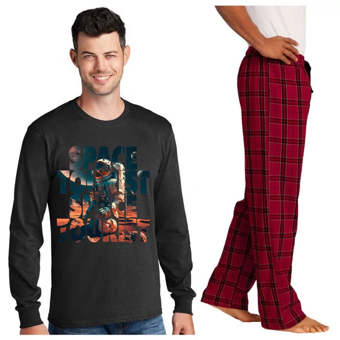 Space Tourist Outer Space Outer Space Astronaut Long Sleeve Pajama Set