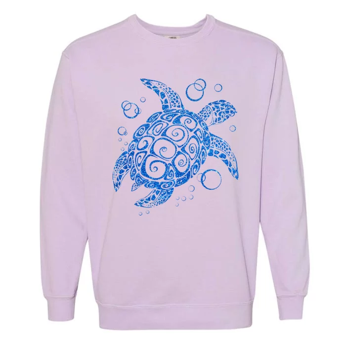 Sea Turtle Ocean Animals Garment-Dyed Sweatshirt