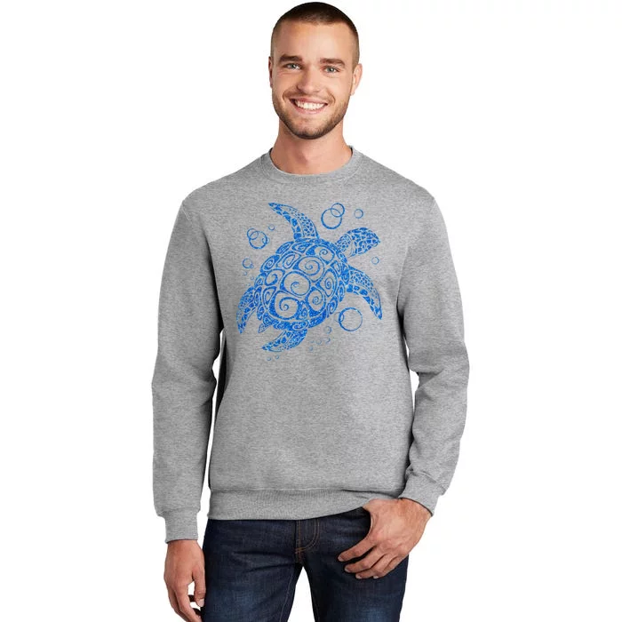 Sea Turtle Ocean Animals Tall Sweatshirt