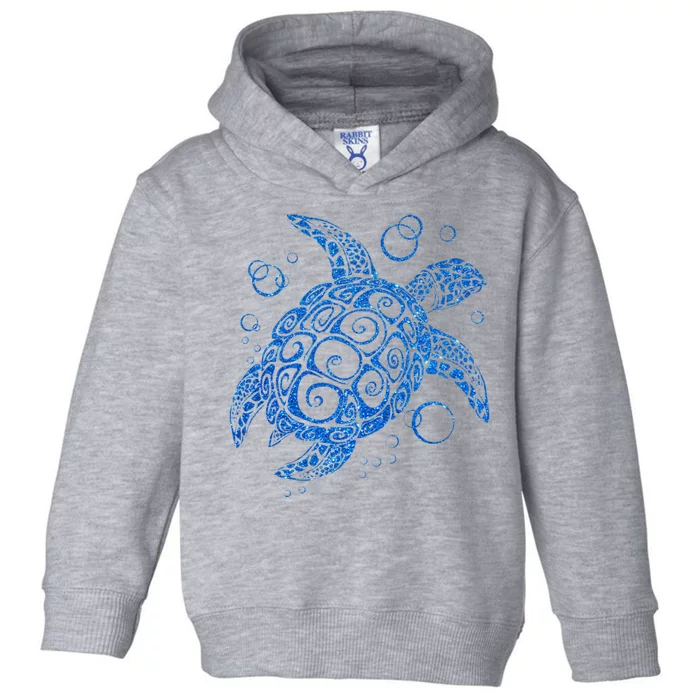 Sea Turtle Ocean Animals Toddler Hoodie