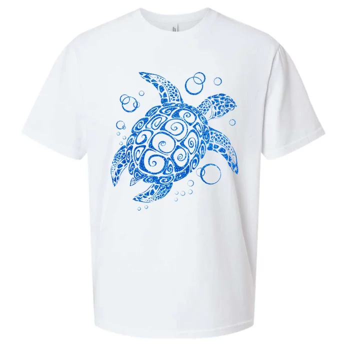 Sea Turtle Ocean Animals Sueded Cloud Jersey T-Shirt