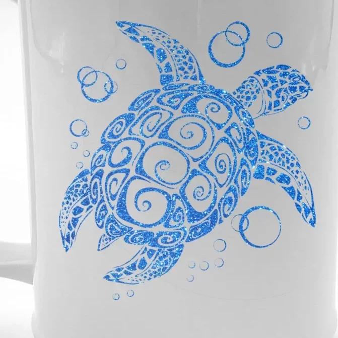 Sea Turtle Ocean Animals Front & Back Beer Stein