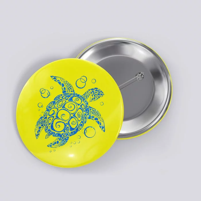 Sea Turtle Ocean Animals Button