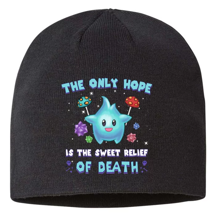 Star The Only Hope Is The Sweet Relief Of Death Luma Star 8 1/2in Sustainable Knit Beanie