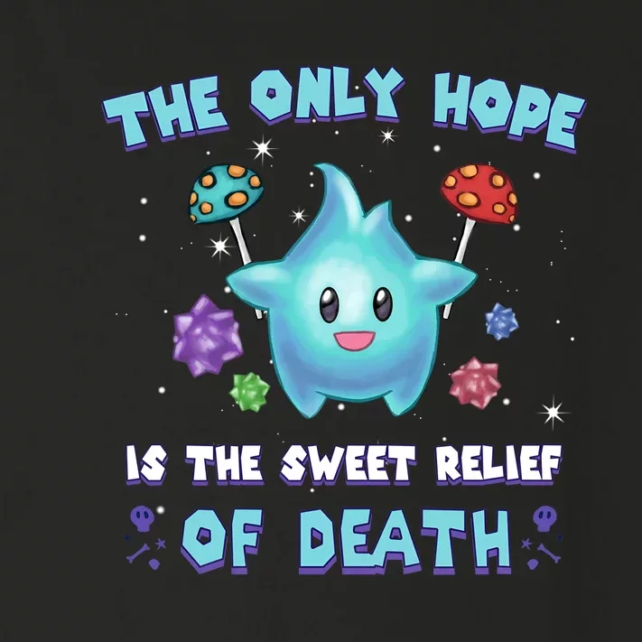 Star The Only Hope Is The Sweet Relief Of Death Luma Star Toddler Long Sleeve Shirt