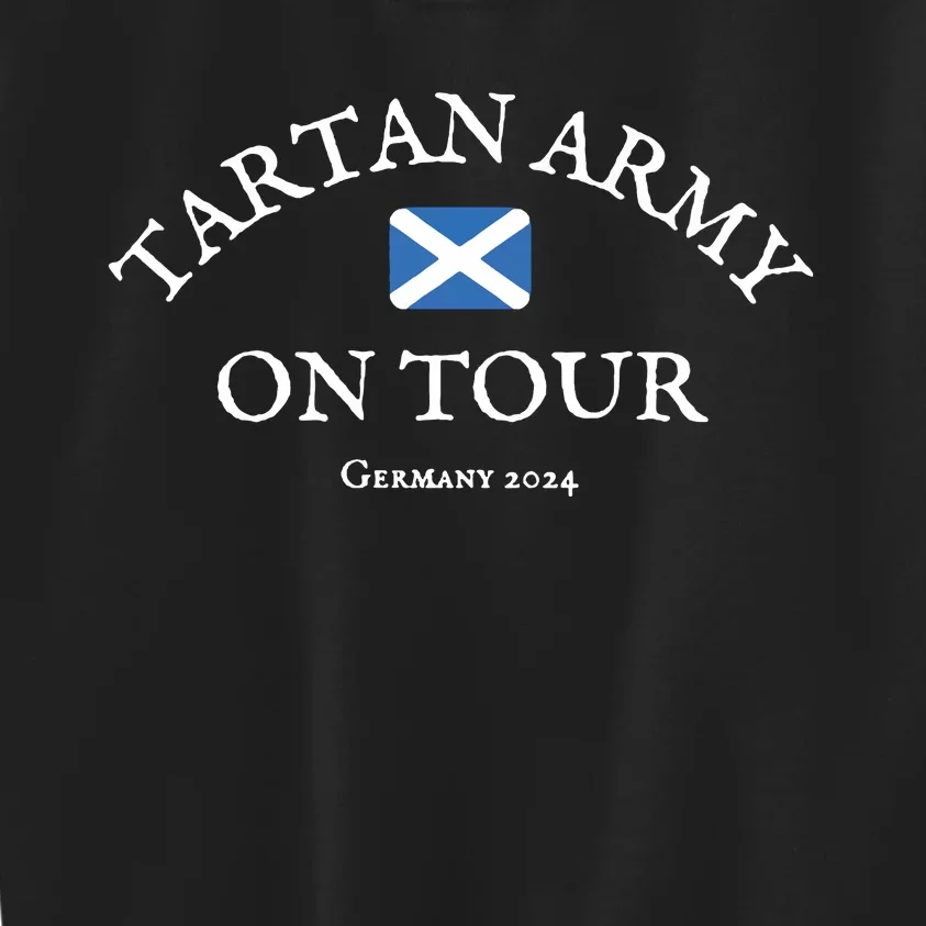 Scotland Tartan On 2024 Kids Sweatshirt