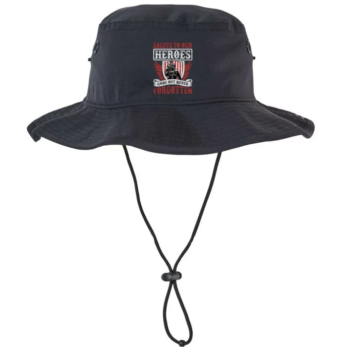 Salute To Our Heroes Memorial Tribute Legacy Cool Fit Booney Bucket Hat