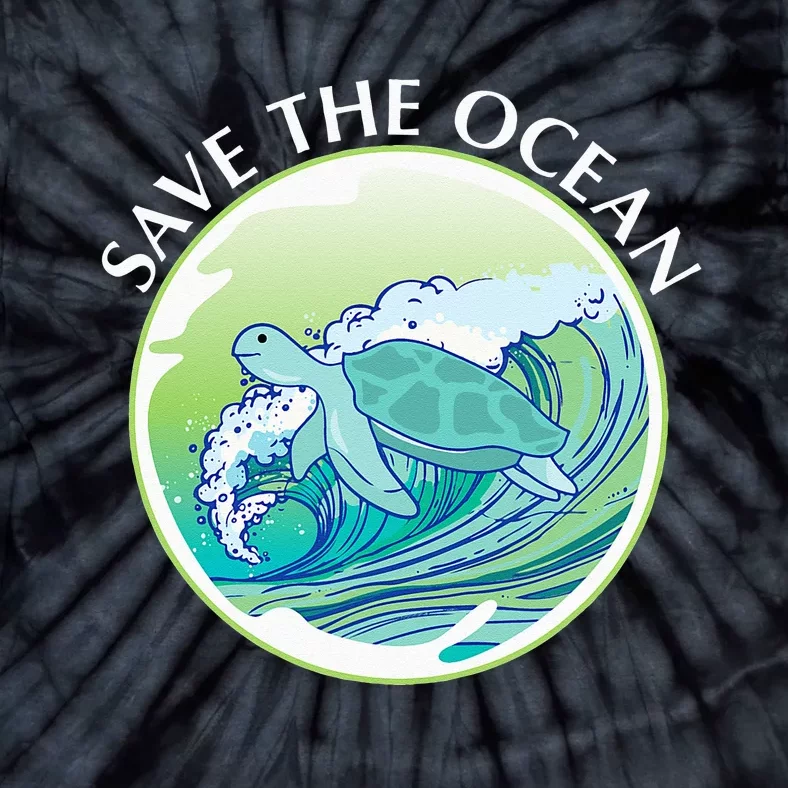 Save The Ocean Marine Biology Biologist Sea Turtle Lover Tie-Dye T-Shirt