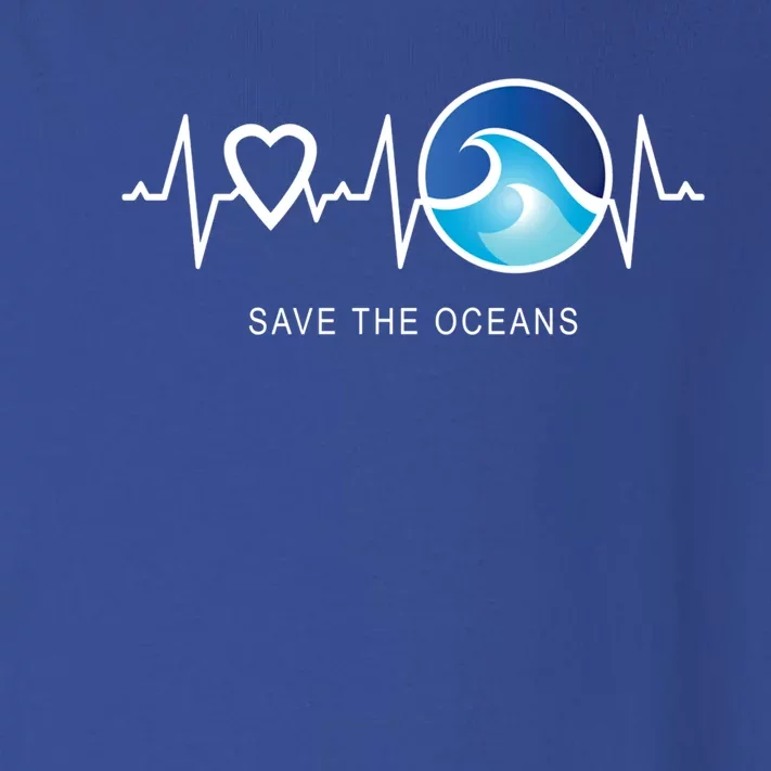 Save The Oceans Heartbeat Love Mother Earth Day Novelty Gift Toddler Long Sleeve Shirt