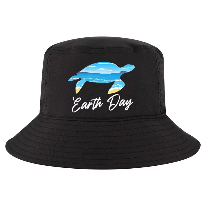 Sea Turtle Ocean Earth Day Save The Animal Environmentalist Cool Comfort Performance Bucket Hat