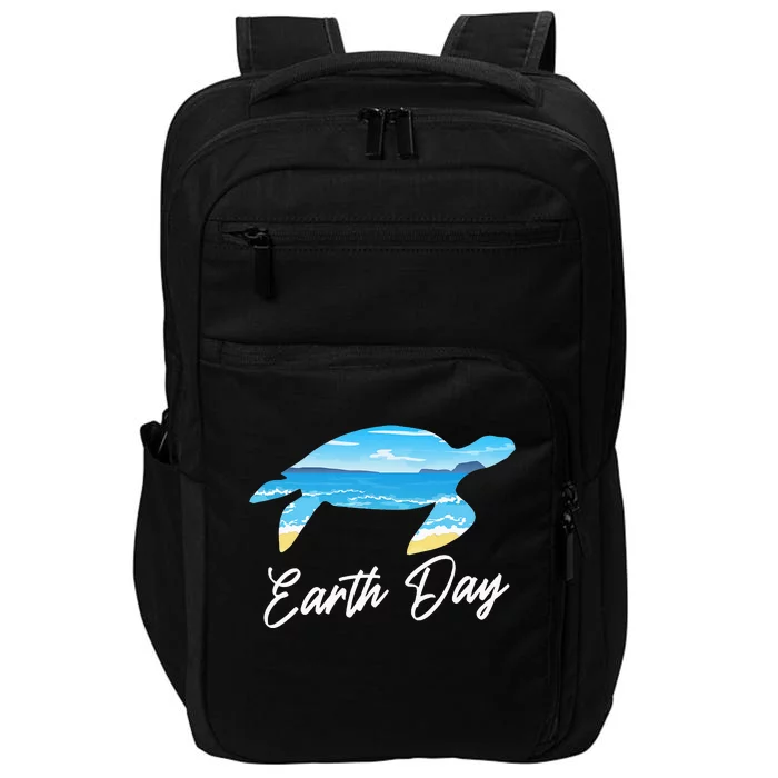 Sea Turtle Ocean Earth Day Save The Animal Environmentalist Impact Tech Backpack