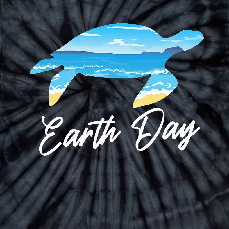 Sea Turtle Ocean Earth Day Save The Animal Environmentalist Tie-Dye T-Shirt