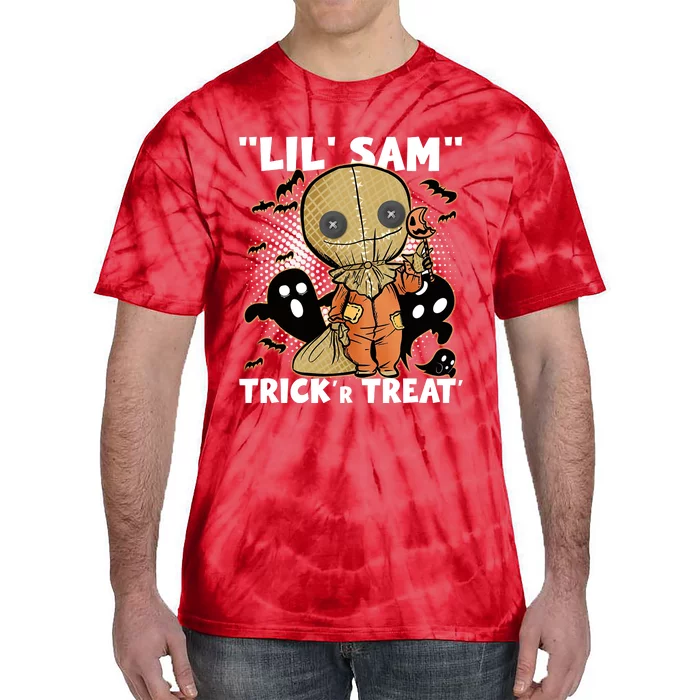 Sam Trickin Or Treatin Trick Or Treat Halloween Horror Tie-Dye T-Shirt