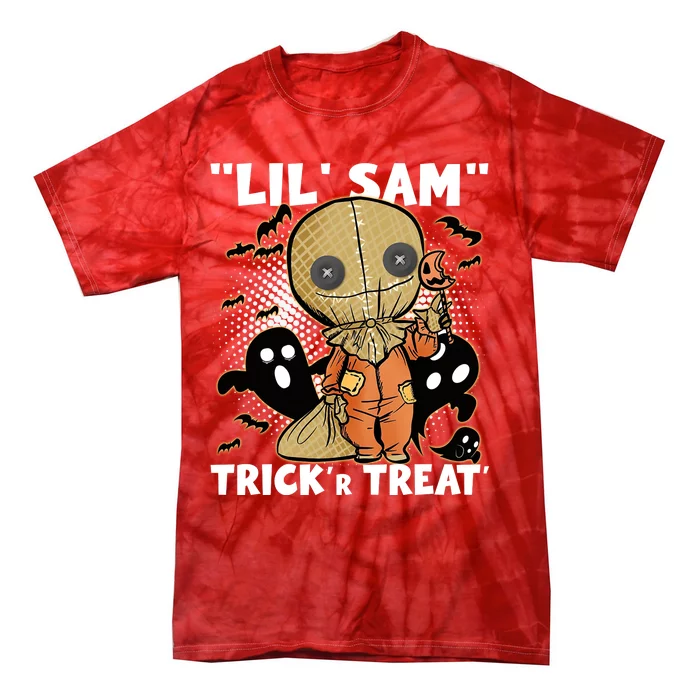 Sam Trickin Or Treatin Trick Or Treat Halloween Horror Tie-Dye T-Shirt