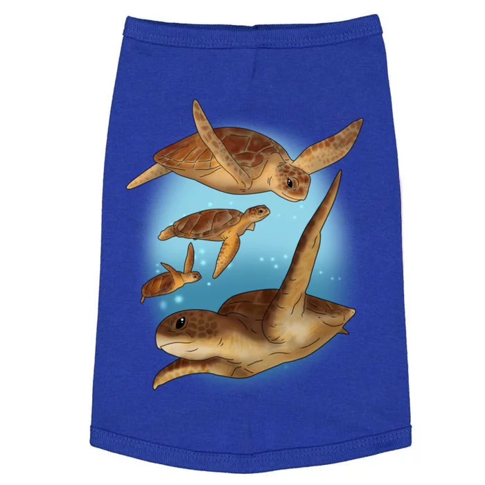 Sea Turtle Ocean Skip A Straw Save A Turtle Gift Doggie Tank