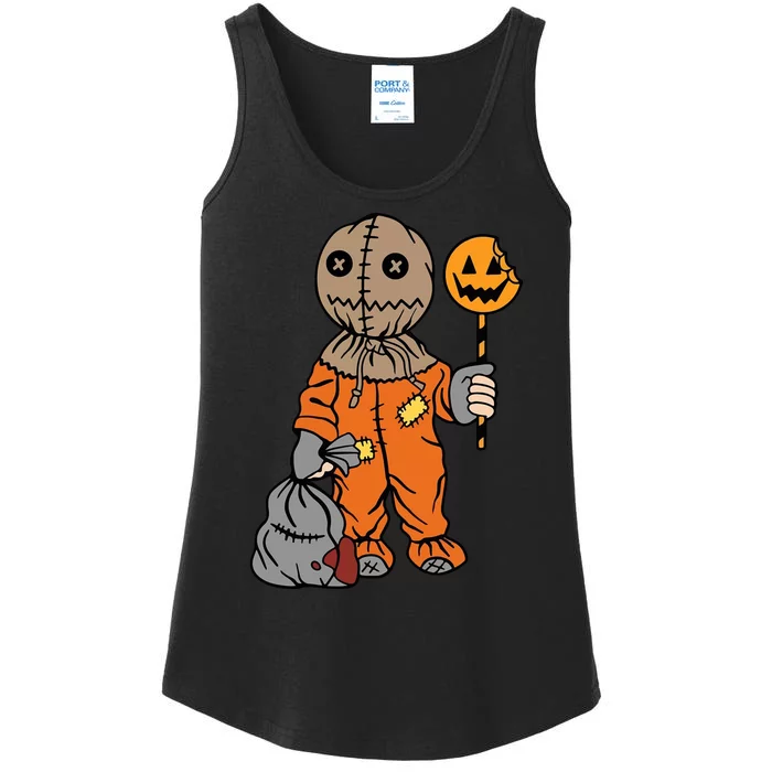 Sam Treat Or Trick Halloween Ladies Essential Tank