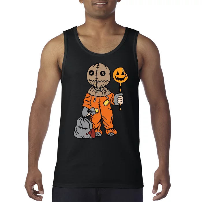 Sam Treat Or Trick Halloween Tank Top