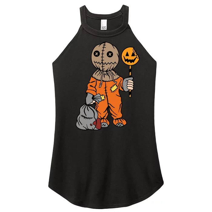 Sam Treat Or Trick Halloween Women’s Perfect Tri Rocker Tank