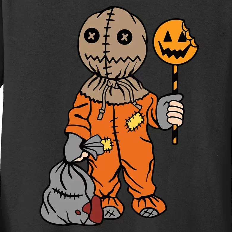 Sam Treat Or Trick Halloween Kids Long Sleeve Shirt