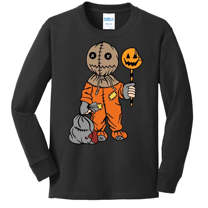 Sam Treat Or Trick Halloween Kids Long Sleeve Shirt