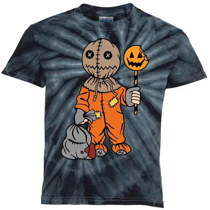 Sam Treat Or Trick Halloween Kids Tie-Dye T-Shirt