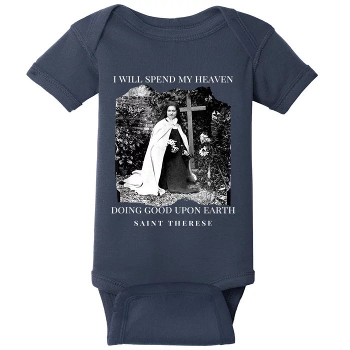 St Therese Of Lisieux Catholic Saint Quotes Baby Bodysuit